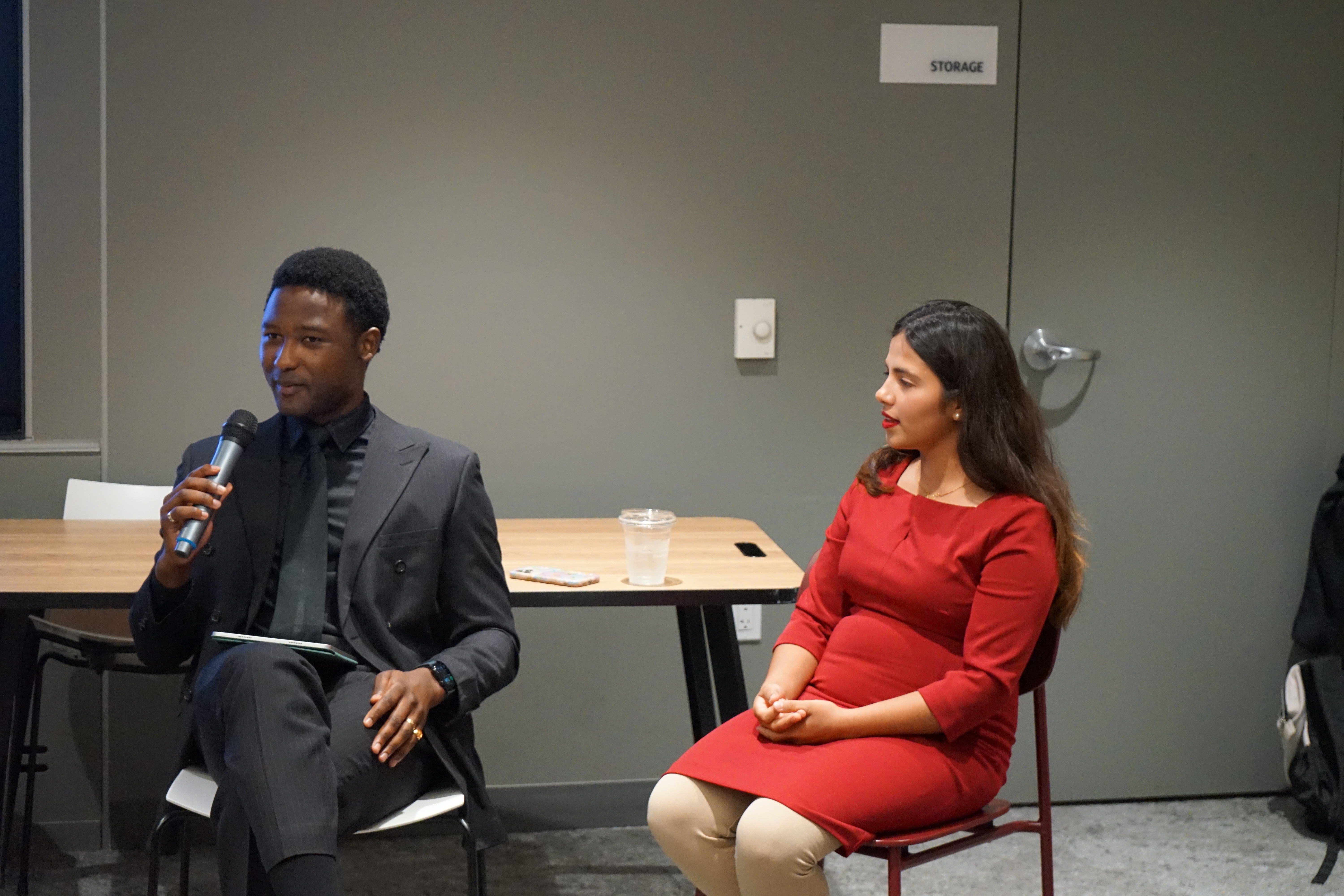 Students at employer site visit